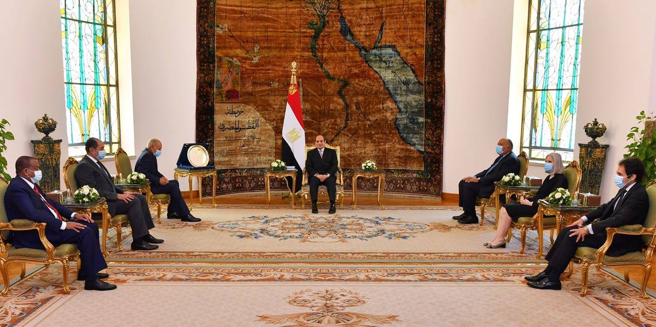 لقاء السيسي وأبو الغيط