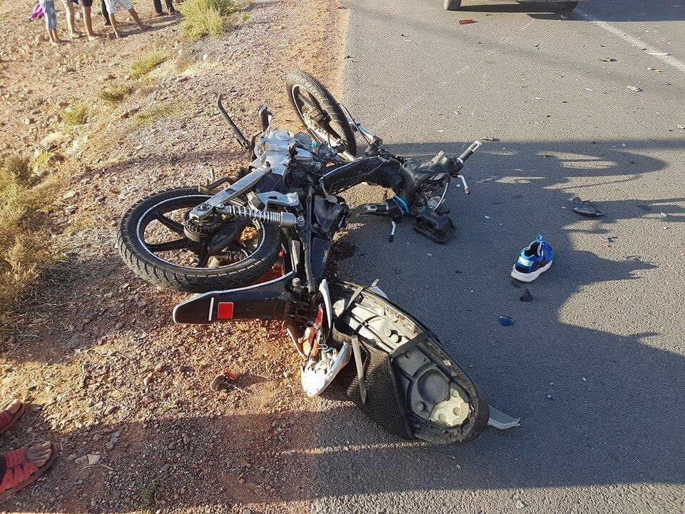حادث دراجة بخارية- أرشيفية