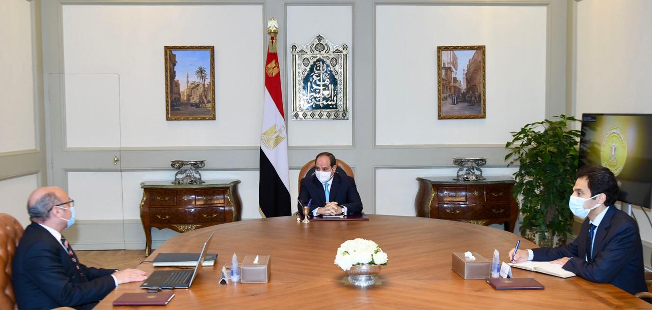 السيسي مع وزير العدل