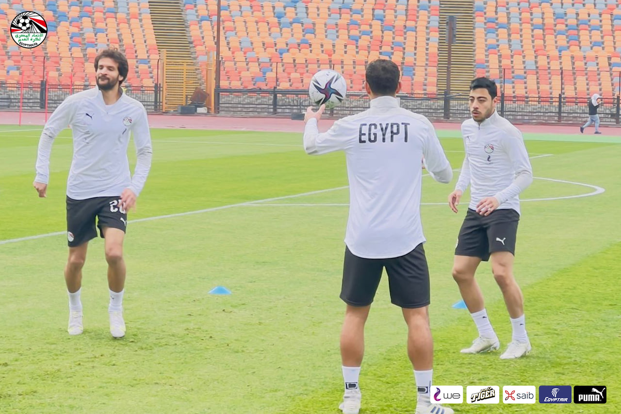 منتخب مصر يؤدي تدريبًا صباحيا في بداية استعداداته لأمم إفريقيا