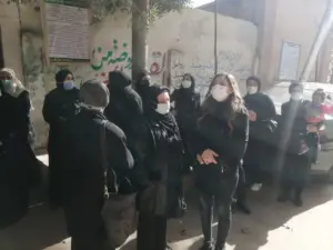 توافد أقارب تهاني الجبالي