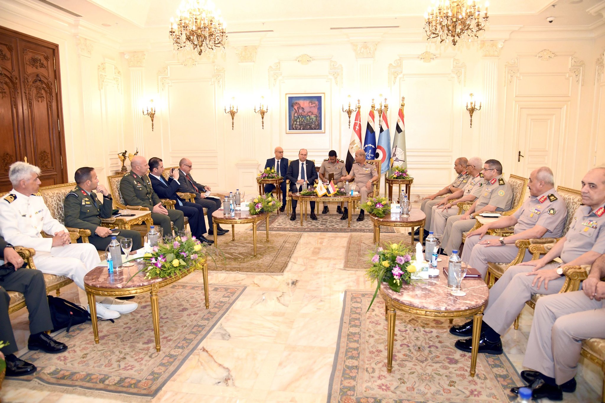 المتحدث العسكري اجتماع لوزراء دفاع مصر وقبرص واليونان 
