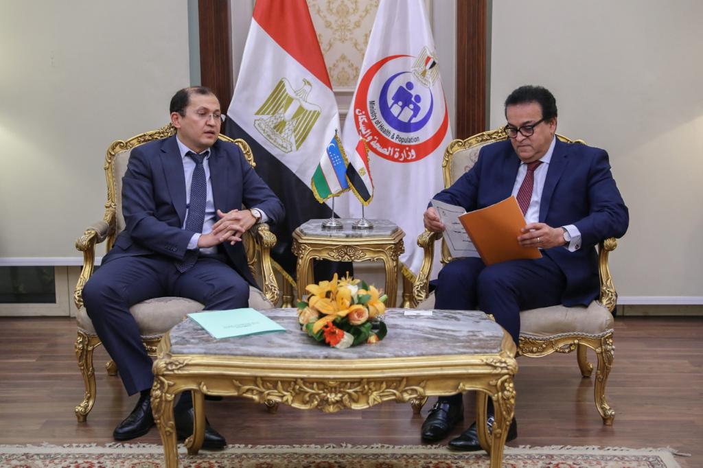 خالد عبد الغفار وسفير أوزباكستان