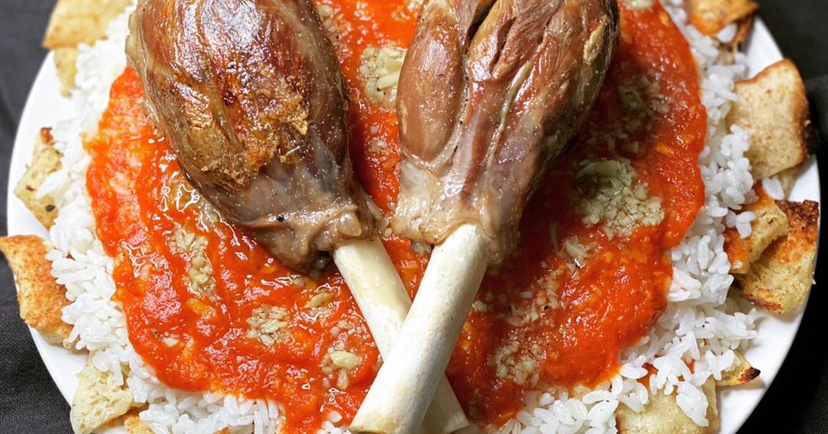 أسرار طريقة عمل الفتة بالموزة الضاني في المنزل بخطوات سهلة ومذاق لا يقاوم