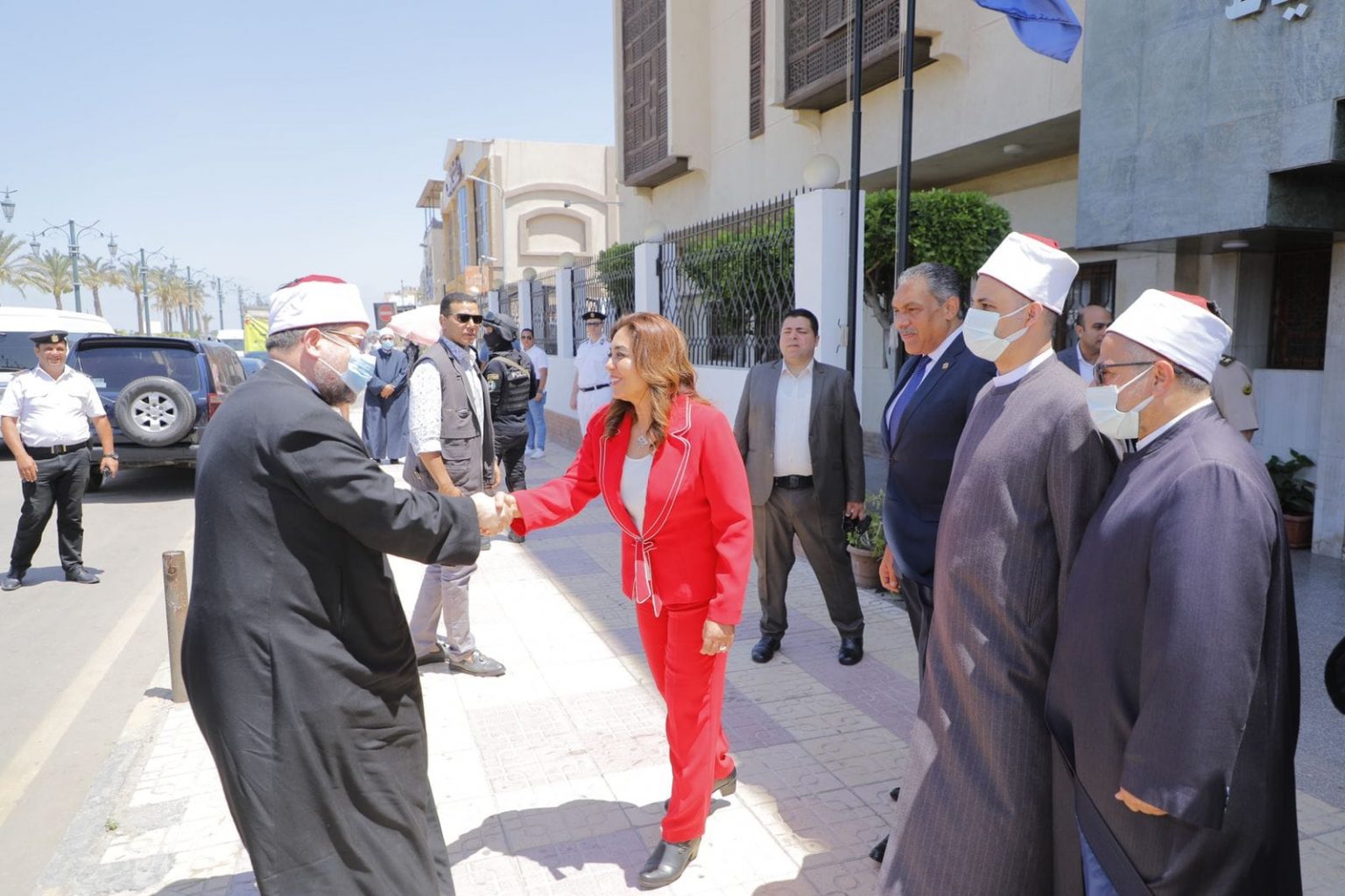 محافظ دمياط تستقبل وزير الأوقاف
