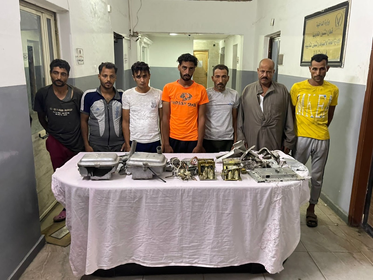 القبض على المتهمين بسرقة المهمات