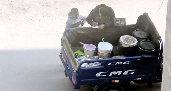 عربات جمع الزيت المستعمل