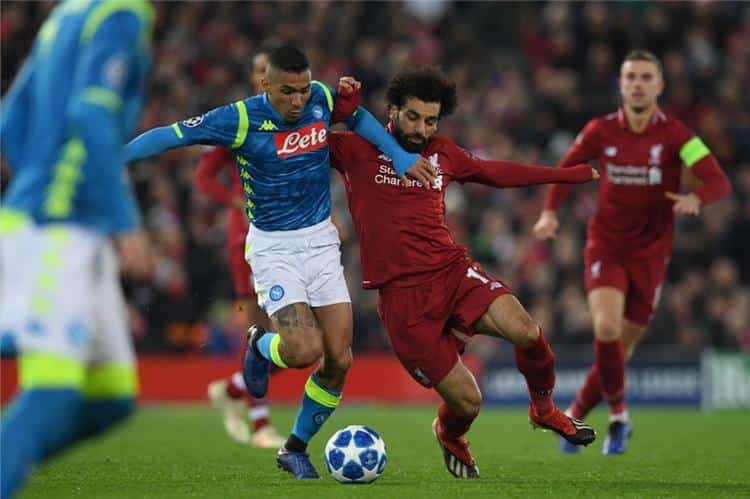 مباراة ليفربول ونابولي