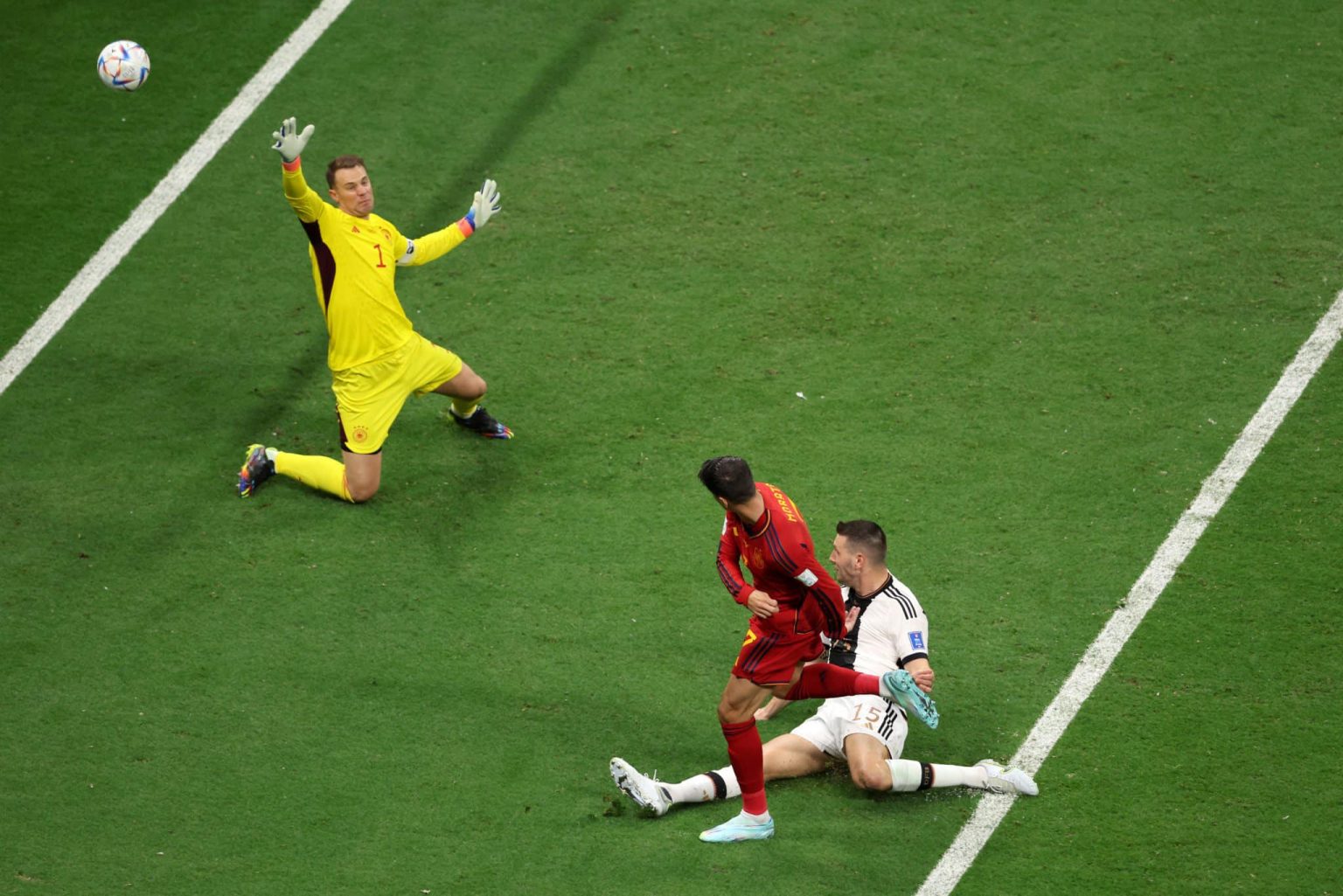 مباراة إسبانيا وألمانيا فى كأس العالم 2022