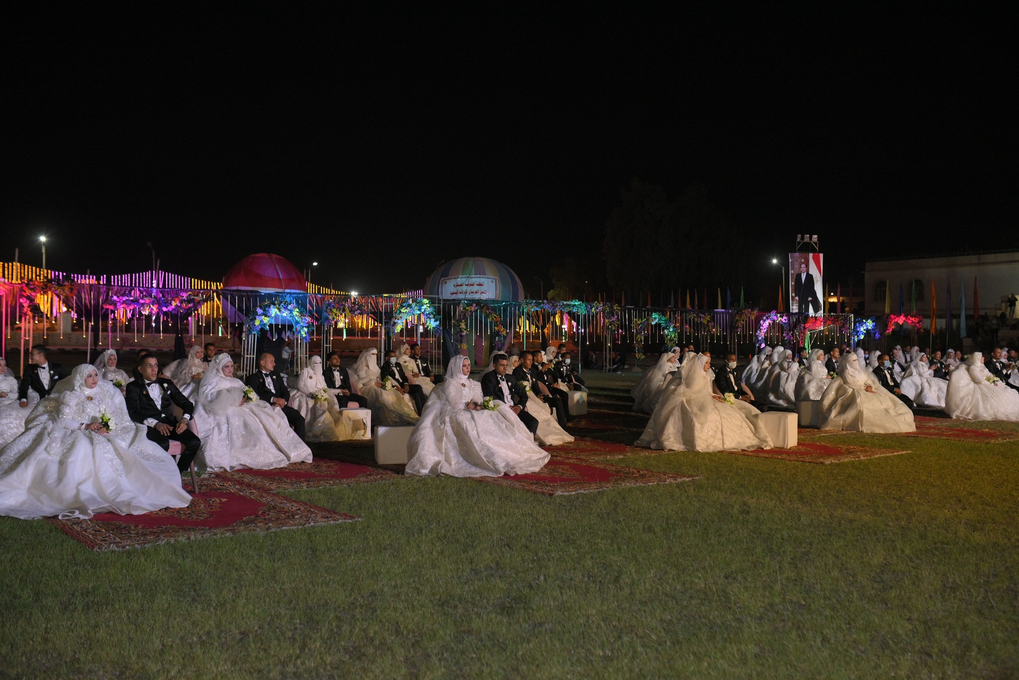 المنطقة الجنوبية العسكرية تنظم حفل زفاف جماعي لـ 200 شاب وفتاة