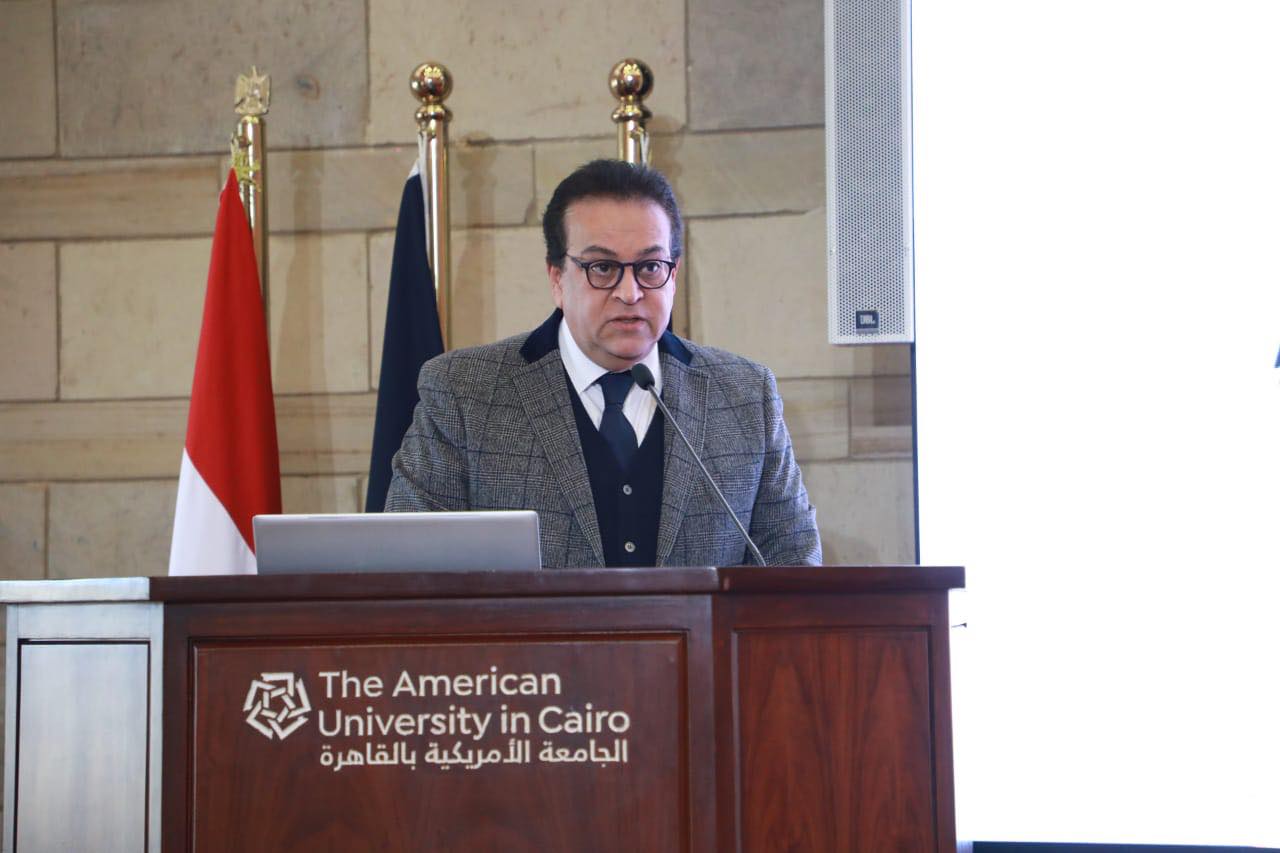 وزير الصحة خلال مشاركته في الاجتماع الدولي لإطلاق برنامجا لدراسة الشيخوخة