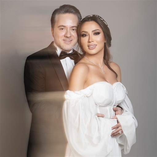 صور زفاف مروان خوري وزوجته