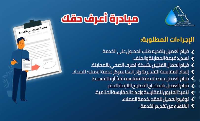  خطوات وإجراءات توصيل خدمة الصرف الصحي للمنازل.. إنفوجراف