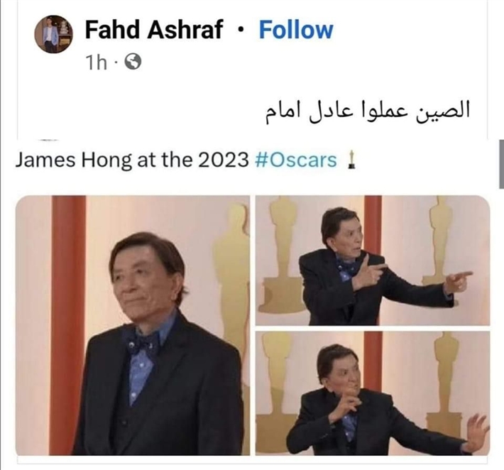 شبيه عادل إمام في الأوسكار 2023