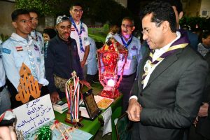وزير الرياضة يفتتح مهرجان الجوالة الجوية المصرية والعربية بالأسكندرية