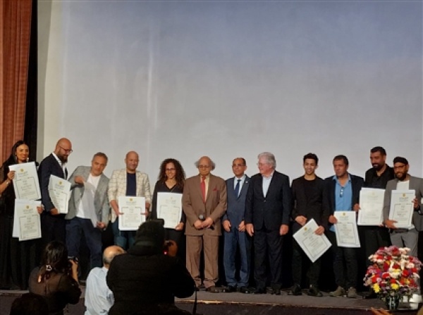 تكريم حسين فهمي بمهرجان جمعية الفيلم السنوي
