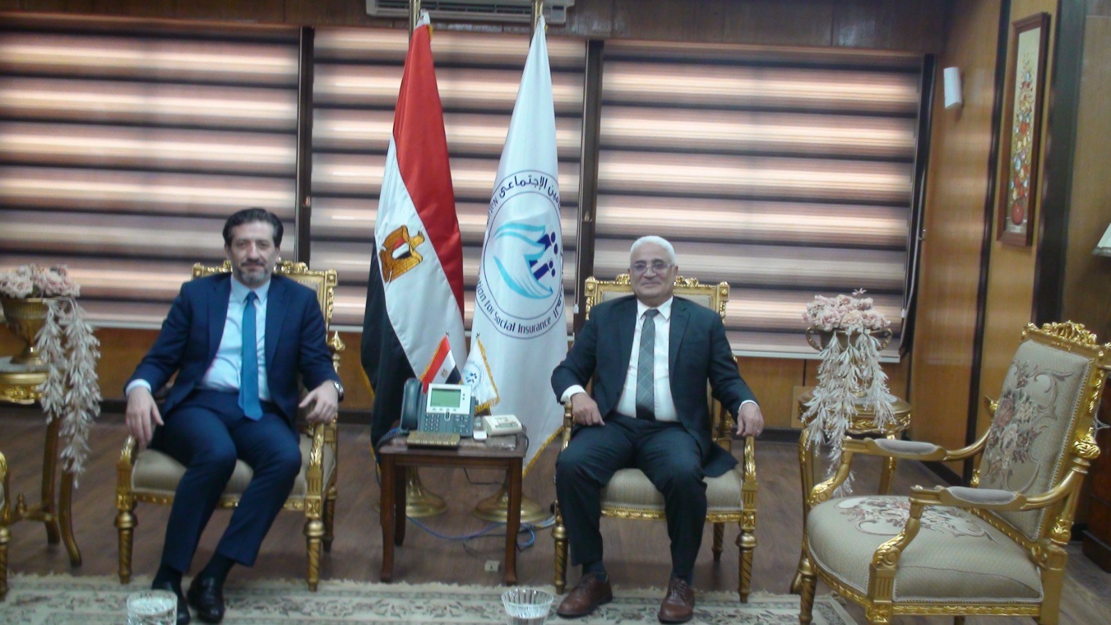 وزير العمل السوري نرحب بكافة صور التعاون مع هيئة التأمينات المصرية