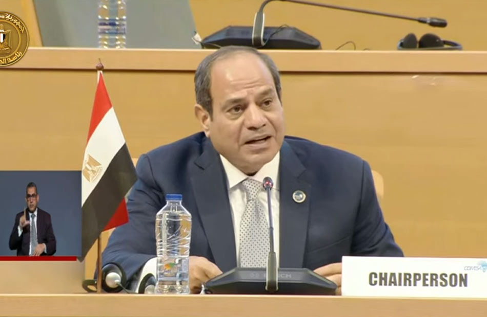 الرئيس السيسي: مصر تبذل كل ما في وسعها لوقف نزيف الدم السوداني الغالي |  قناة صدى البلد