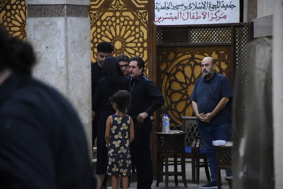 عزاء والد أروى جودة