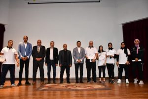وزير الرياضة يكرم أبطال الكونغ فو والجودو