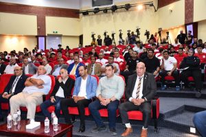 وزير الرياضة يكرم أبطال الكونغ فو والجودو