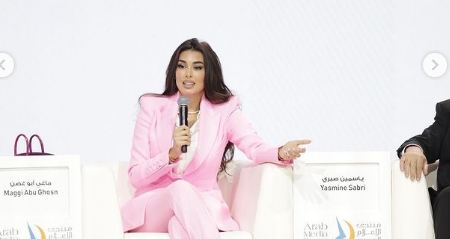 ياسمين صبري في منتدى الإعلام العربي