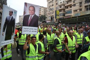 مسيرات حاشدة لدعم الرئيس السيسي