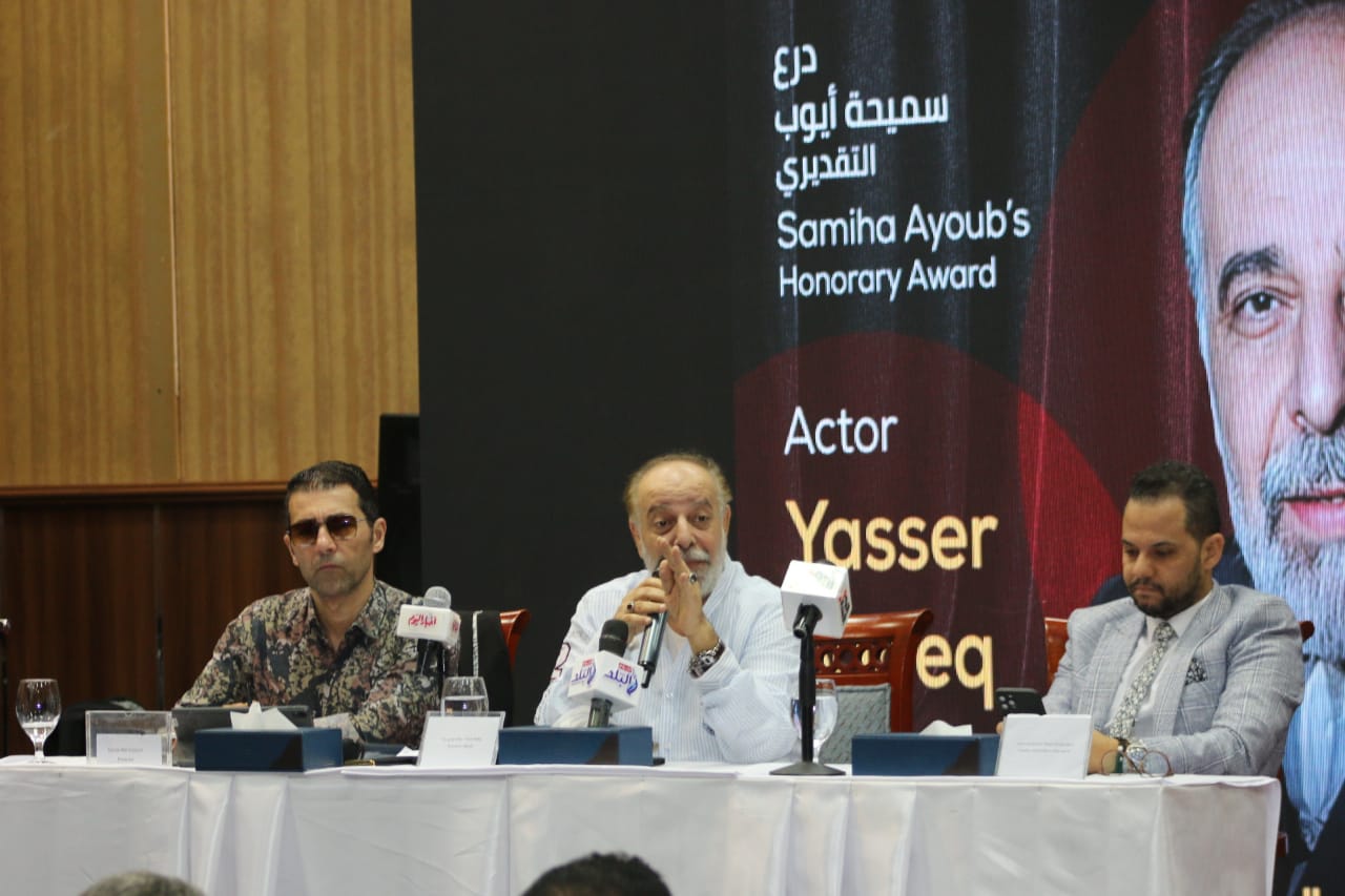 تكريم ياسر صادق في مهرجان شرم الشيخ