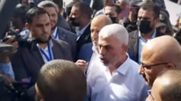 فيديو لـ يحيى السنوار رئيس حركة حماس