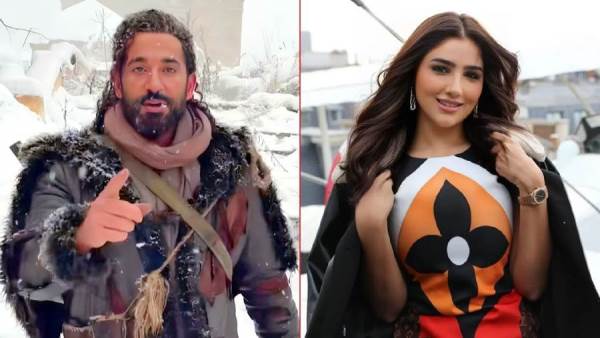 عمرو سعد ومي عمر فيلم الغربان