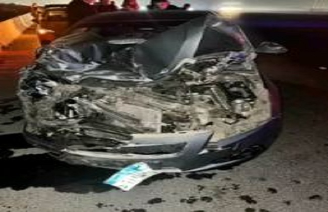 حادث سيارة الفنان أشرف عبدالغفور