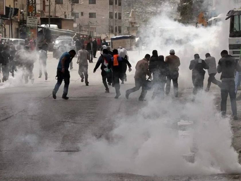 مواجهات بين الفلسطينيين وجيش الاحتلال