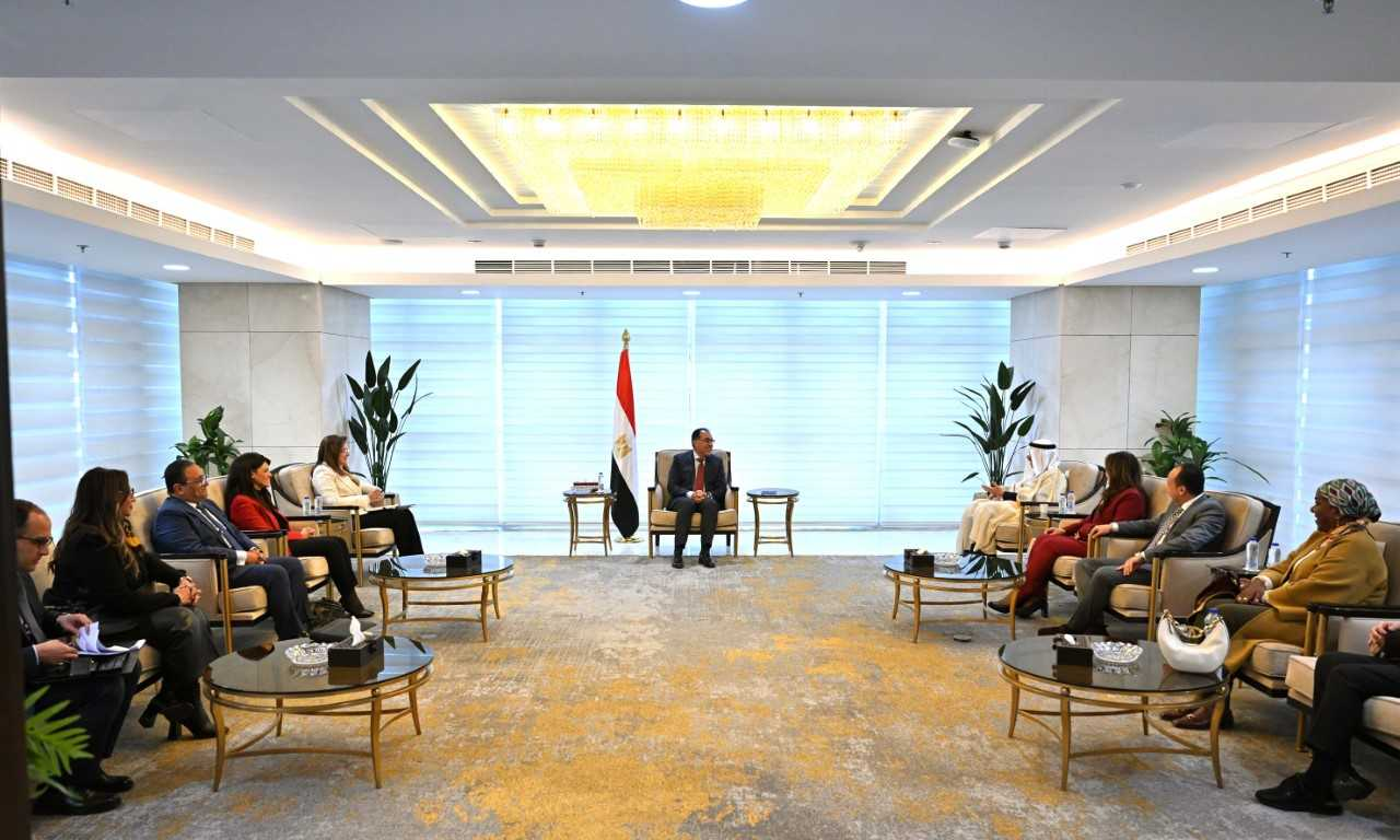 جانب من الاجتماع للدكتور مصطفى مدبولي