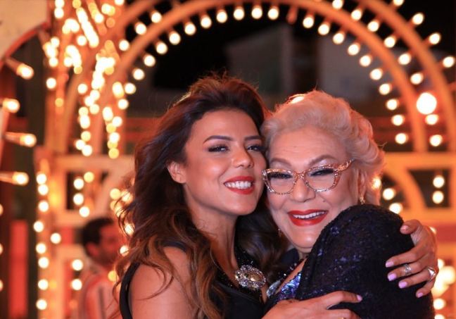 ناهد السباعي ووالدتها ناهد فريد شوقي