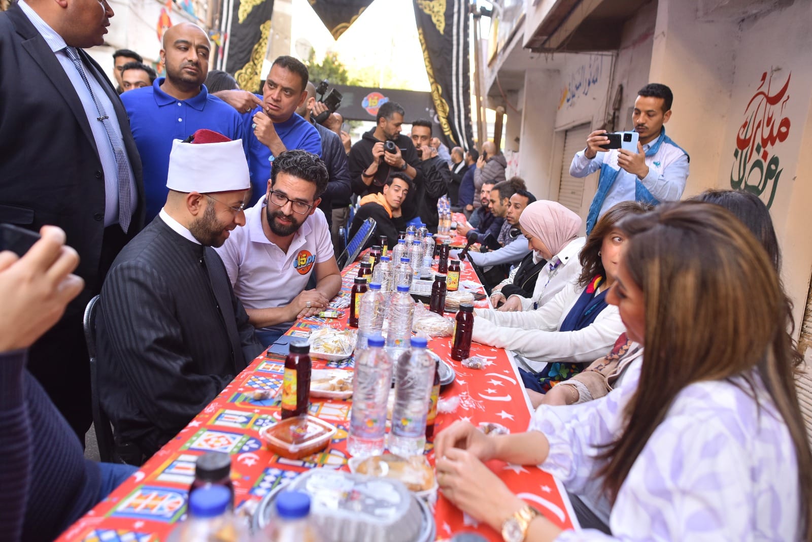 الدكتور أسامة الأزهري مستشار رئيس الجمهورية من حضور حفل إفطار المطرية