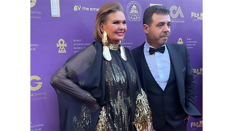 تكريم يسرا في مهرجان بيروت لسينما المرأة