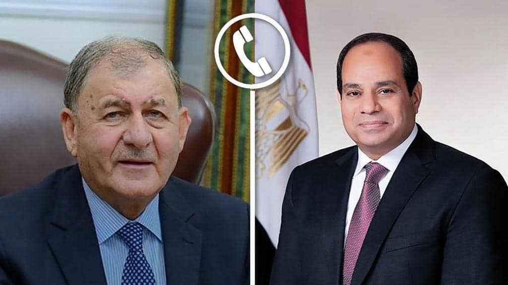 الرئيس السيسي ونظيره العراقي