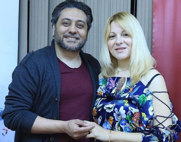 تامر فرج وزوجته