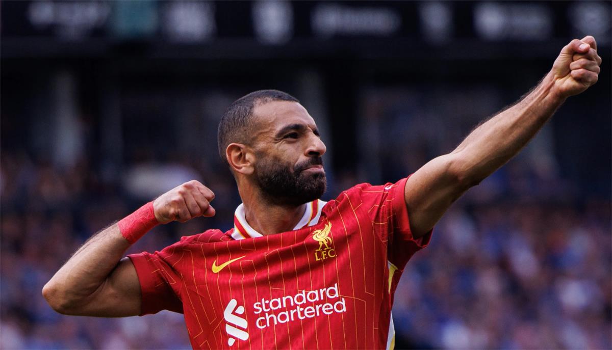 احتفال محمد صلاح