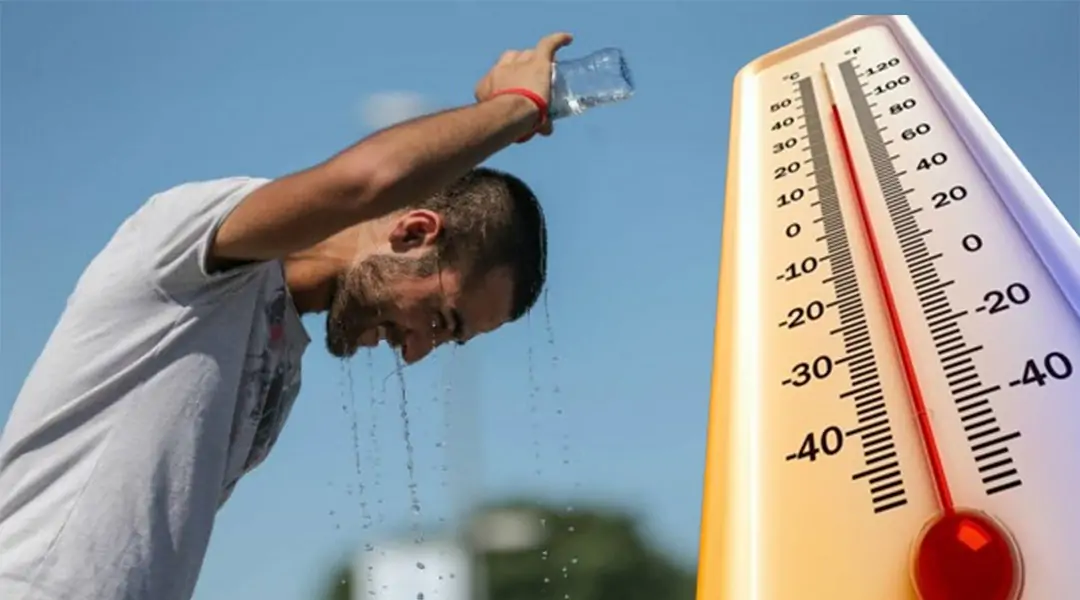 Forecast predicts ongoing heat with scattered rain