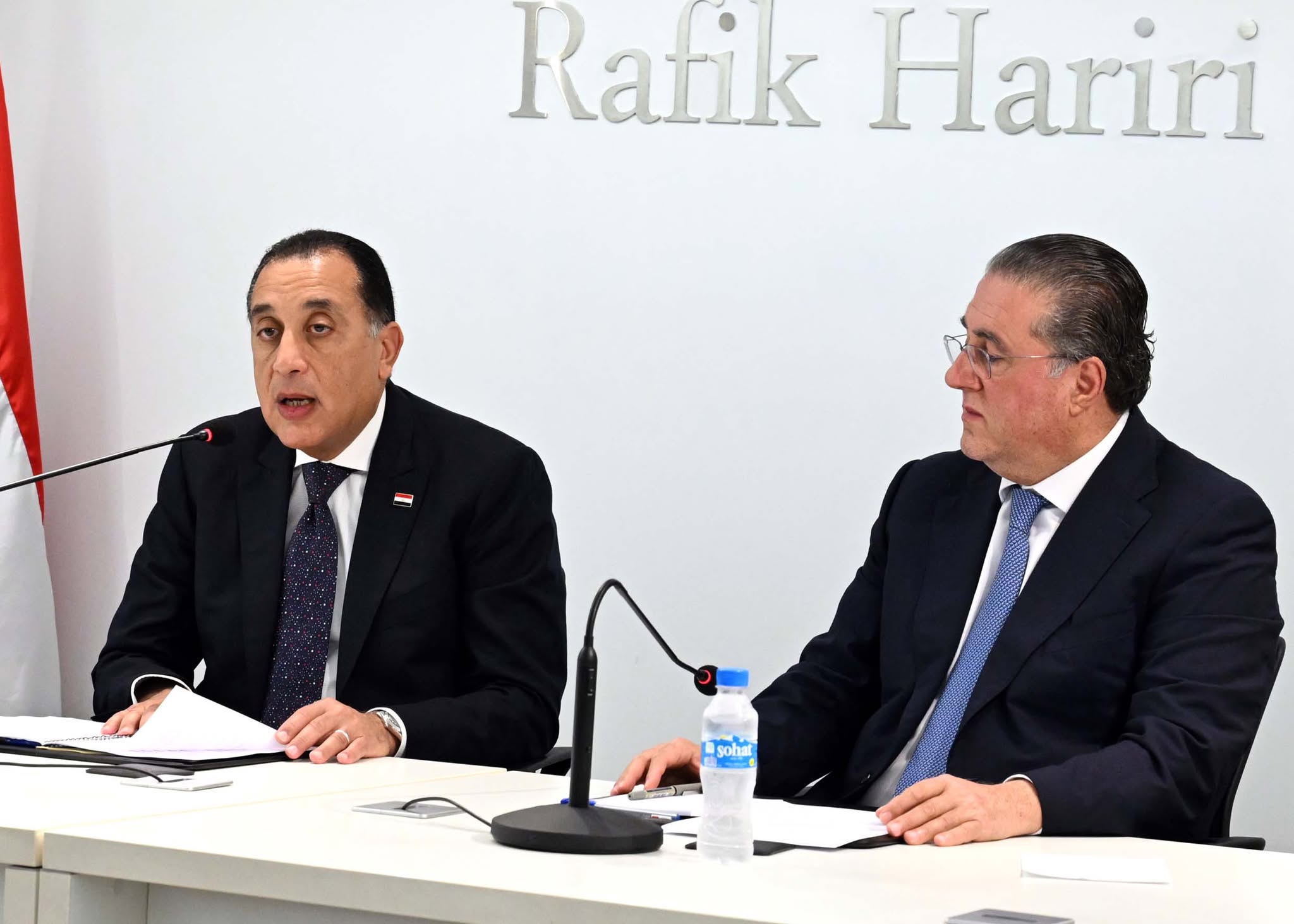 مدبولي: حجمَ التبادل التجاري بين مصر ولبنان تجاوزَ حاجز المليار دولار عام 2024 