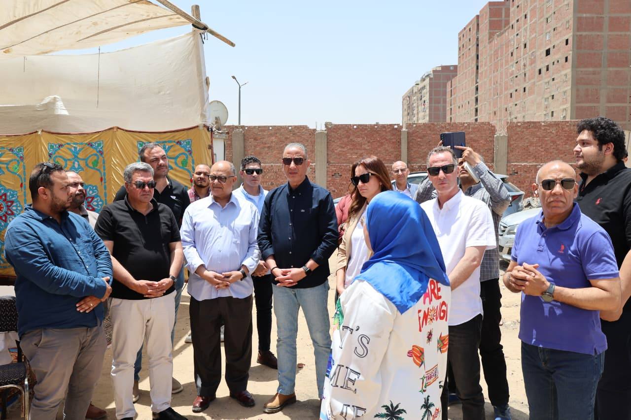 Giza Governor oversees Kebaish School Construction
