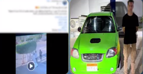 Menoufia taxi driver escapes after accident