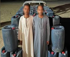 ضبط شخصين لتهريب أكثر من طن سولار بأسوان